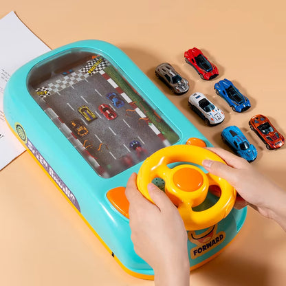 Toddler Racing Car Steering Wheel Toys Musical Electronic Adventure Game Simulated Driving Interactive Toy Gift for Kids Baby