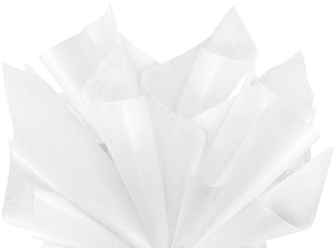 Flexicore Packaging White Tissue Paper 15x20 100 Sheets