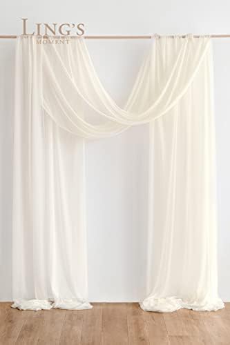 Lings Moment Wedding Arch Draping Fabric 2 Panels 32ft x 30in
