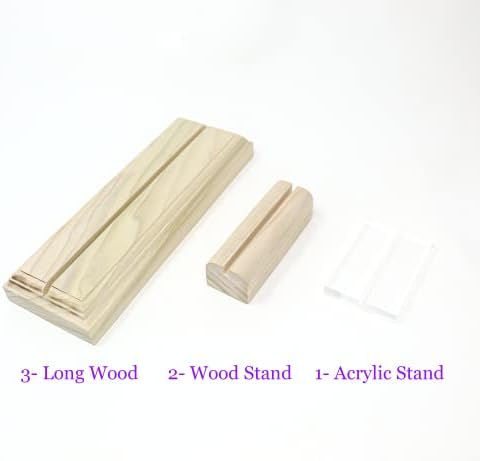 Personalized Desk Name Plate with Wood Base