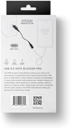 OFFGRID USB Data Blocker - USB-C Secure Charging Adapter 2-Pack