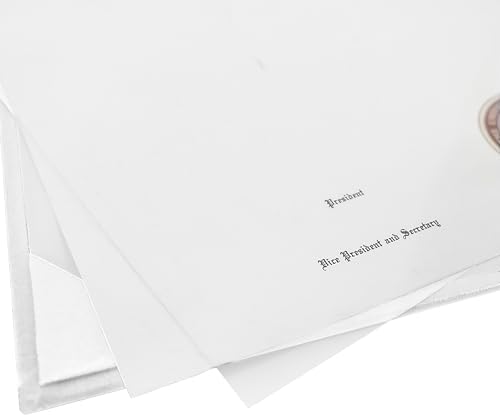 Graduation Mall 85x11 Diploma Cover Certificate Holder 6 Packs