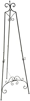 Tripar 65 Inch Metal Black Easel for Art and Display
