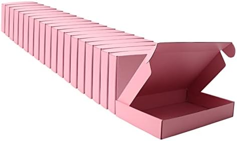 Pink Corrugated Cardboard Shipping Box with Lids
