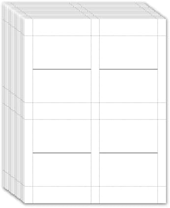Mr-Label 100 Printable Place Cards 2x35 Inch Tent Cards