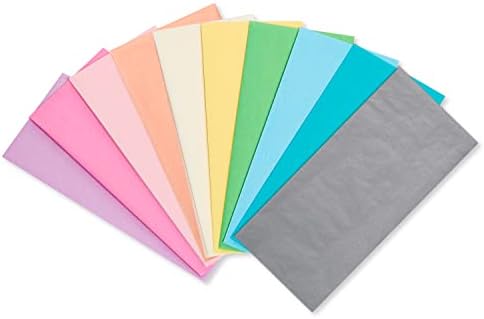 American Greetings 200 Sheets 20x20 Inch Pastel Tissue Paper for All Occasions