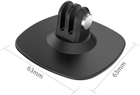 Flexible Adhesive Helmet Mount for Insta360 and GoPro Cameras 3 PCS
