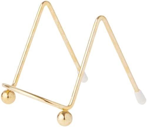 Bards Brass Wire Easel for Small Flat Items Pack of 2