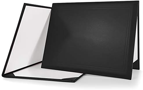 Graduation Mall 85x11 Inch Padded Diploma Cover Certificate Holder Black 1 Pack