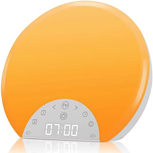 ANTDALIS Sunrise Alarm Clock with Dual Alarms and 7 Nature Sounds