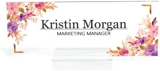 Personalized Desk Name Plate Custom Acrylic Sign