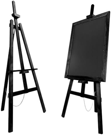 Vaste Large Adjustable Wooden Easel for Painting