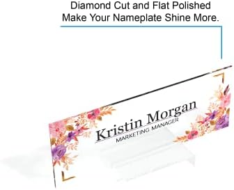 Personalized Desk Name Plate Custom Acrylic Sign