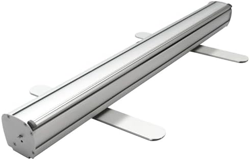 Custom Retractable Banner with Aluminum Frame - Silver Stand 33x81