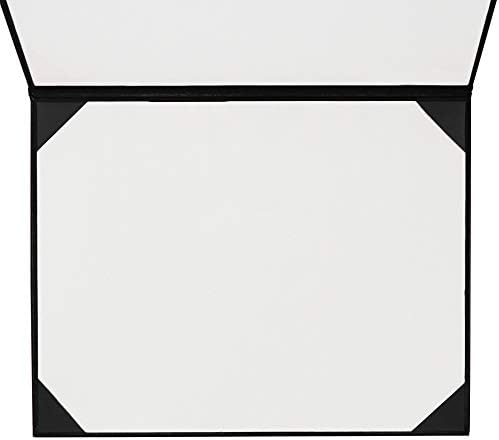 Graduation Mall 85x11 Inch Padded Diploma Cover Certificate Holder Black 1 Pack