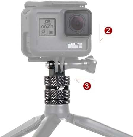 HSU Aluminum 14 Inch Camera Mount Adapter with 360 Degree Rotation