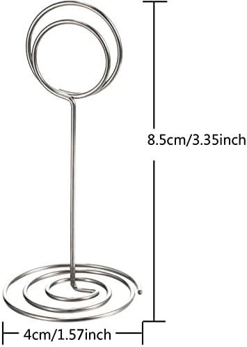 TecUnite 24-Pack 335 Inch Table Number Holder