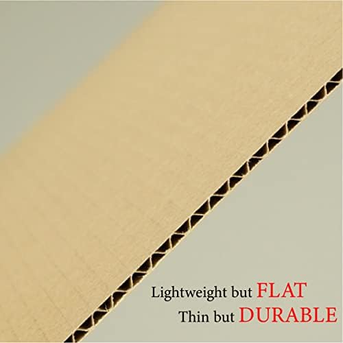 50 Pack 8x10 Inch Corrugated Cardboard Sheets