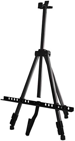 VViViD Black Aluminum Adjustable Display Easel with Carrying Case 64