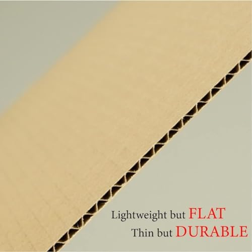50 Pack 9x12 Inch Corrugated Cardboard Sheets