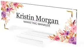 Personalized Desk Name Plate Custom Acrylic Sign
