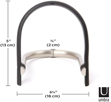 Umbra Udock Tablet Phone Holder - Black and Nickel Finish