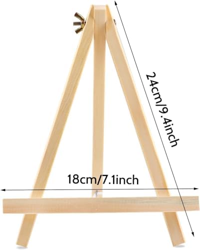 14 Pack 9 Inch Wood Easel for Painting and Art