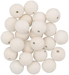 Lia Griffith Cotton Paper Balls 15mm White 24 Count