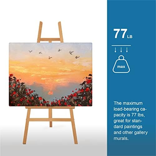 Somime A-Frame Wooden Display Easel Up to 90 High