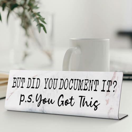 Vivopisew Funny Office Decor Sign with Humor