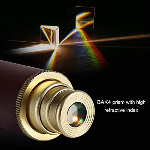 Pirate Monocular Telescope for Kids Adults 25x30 Zoom Portable Spyglass