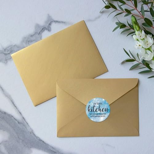 3 Inch Round Label Stickers 100pcs Kitchen Messes Memories Quotes Decals