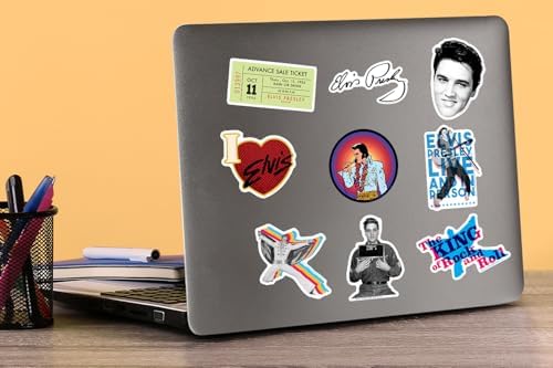 Elvis 50ct Vinyl Sticker Pack - Decals for Multiple Uses