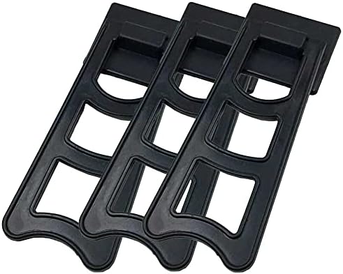 10 Pcs Plastic Picture Frame Easel Back Stand Black