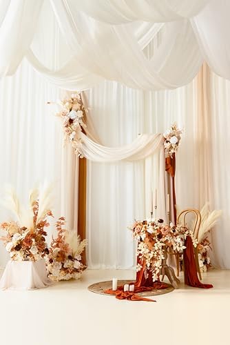 Lings Moment Wedding Arch Draping Fabric 2 Panels 32ft x 30in