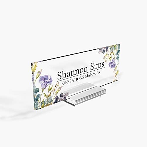 Desk Name Plate - Custom Aesthetic for Home Office and Business Professionals