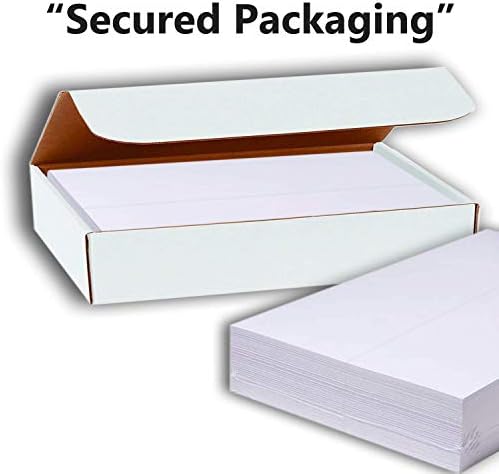 Hamilco Tent Cards 35x11 Folded Card Stock - 100 Pack