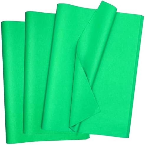 120 Sheets Green Tissue Paper for Gift Wrapping and Crafting