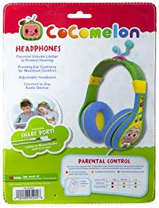 Cocomelon Toddler Headphones with Share Port for Kids