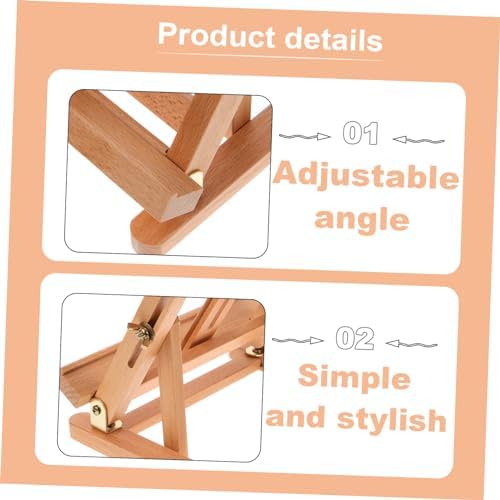 Angoily Portable Wooden Art Easel Stand for Painting and Sketching