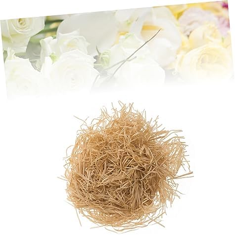 SKISUNO Wedding Favor Box Filler Kraft Paper with Raffia