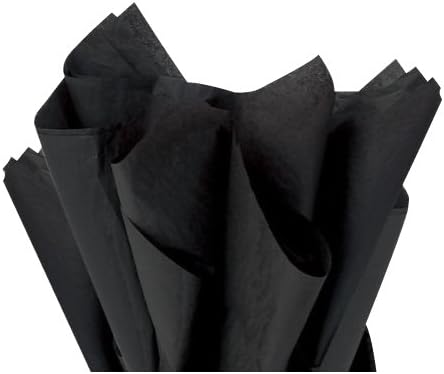 Flexicore Packaging Tissue Paper 15x20 Black 100 Sheets