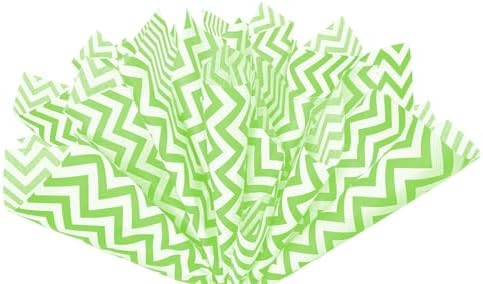 Flexicore Packaging Black Chevron Art Tissue Paper 10 Sheets