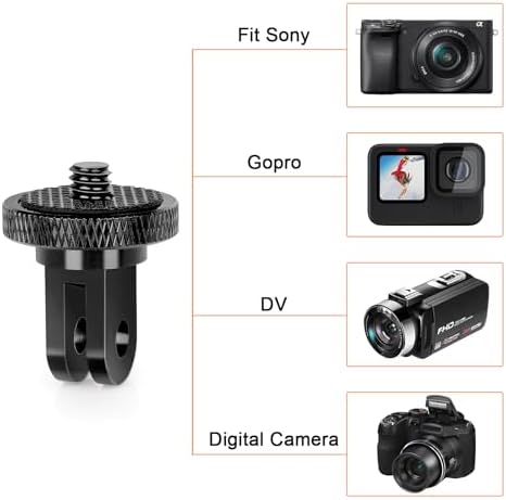 Universal 14-20 Tripod Mount Adapter for GoPro and Action Cameras