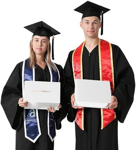 Graduation Mall 85x11 Diploma Cover Certificate Holder 6 Packs