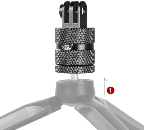 HSU Aluminum 14 Inch Camera Mount Adapter with 360 Degree Rotation