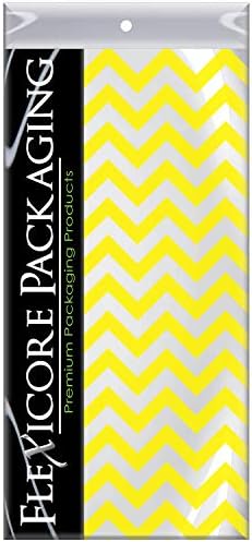 Flexicore Packaging Black Chevron Gift Wrap Tissue Paper