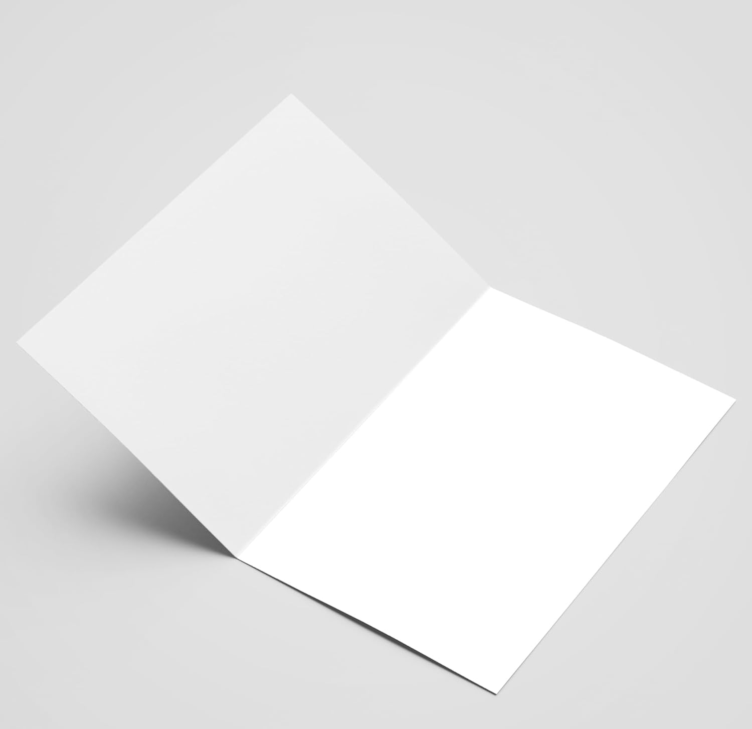 4x6 Plain White Folding Tent Cards Set of 50