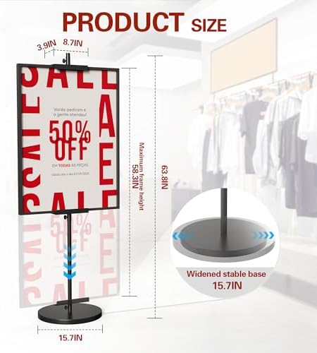 DTK Adjustable Art Easel Stand for Home and Events