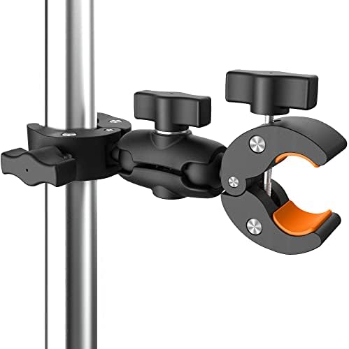 Super Double Clamp Camera Mount with Rotatable Adapter